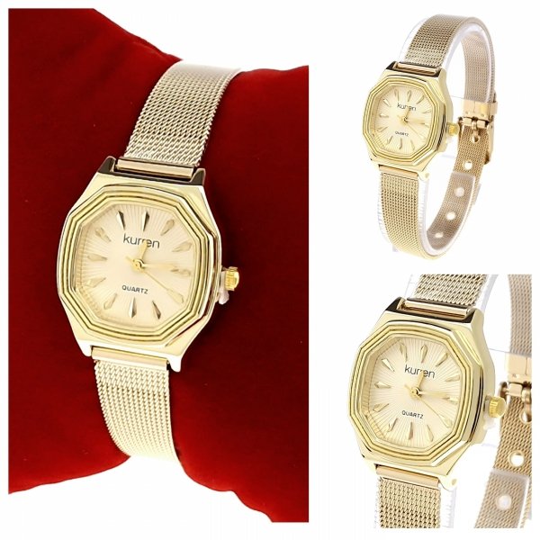 Women's watch golden kurren stainless steel
