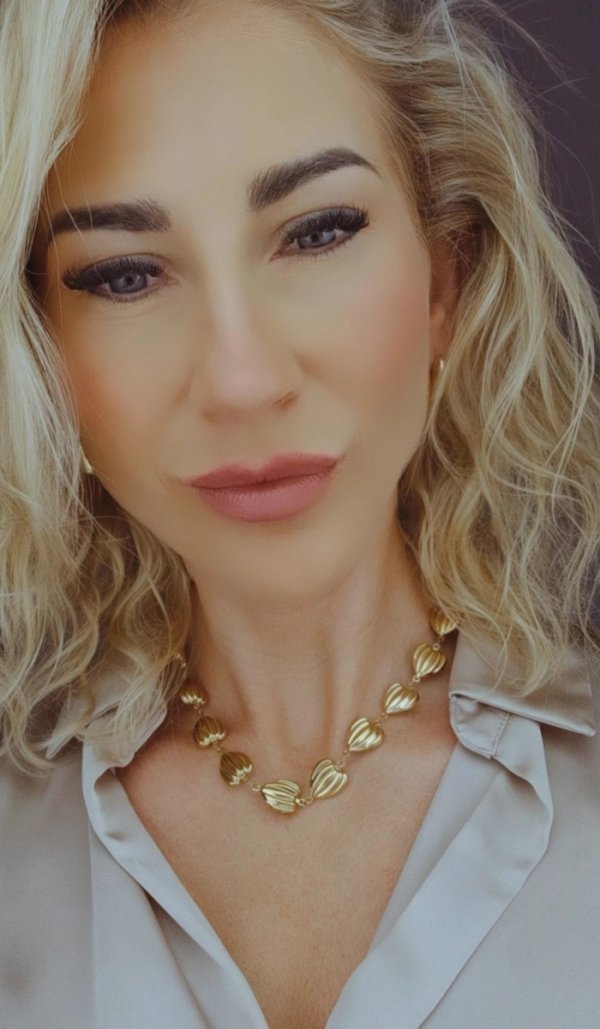 GOLD CHAIN NECKLACE celebrity STAINLESS STEEL