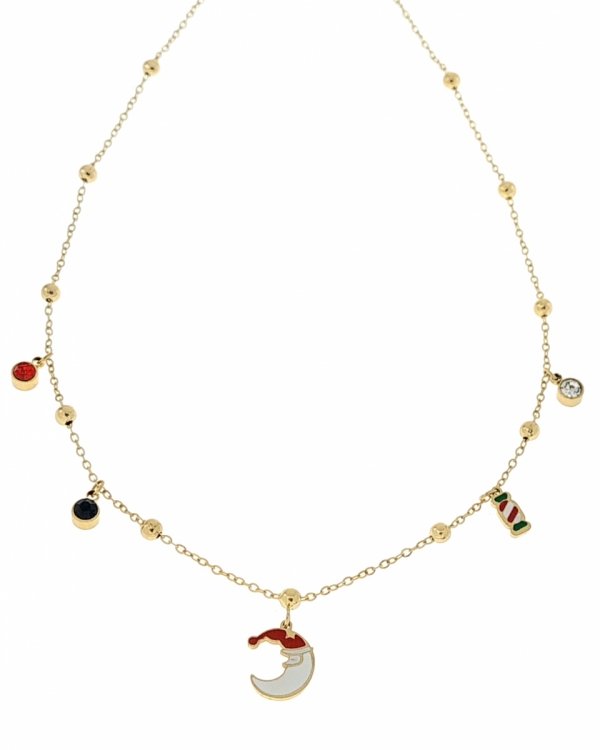 GOLD CHAIN NECKLACE celebrity STAINLESS STEEL