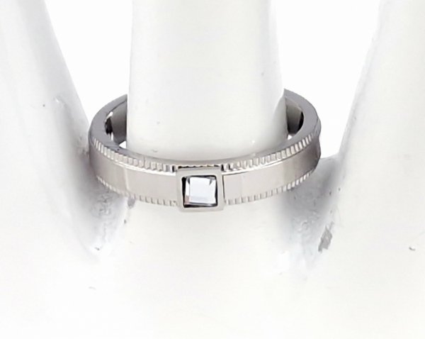 ring 17,30mm gold stainless steel