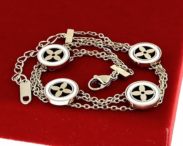 BRACELET GOLD CELEBRITY STAINLESS STEEL
