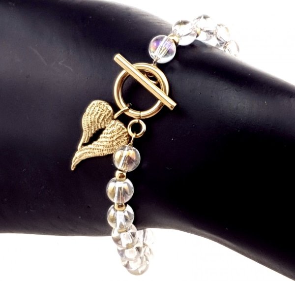 BRACELET GOLD CELEBRITY STAINLESS STEEL