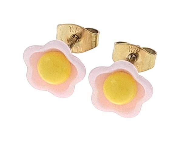 gold plated earrings with exclusive cubic zirconia