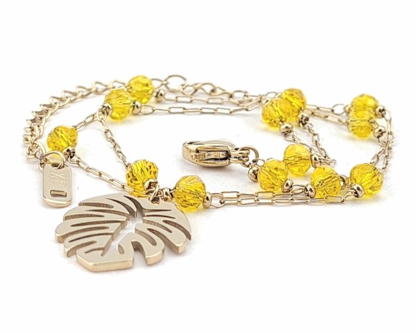BRACELET GOLD CELEBRITY STAINLESS STEEL