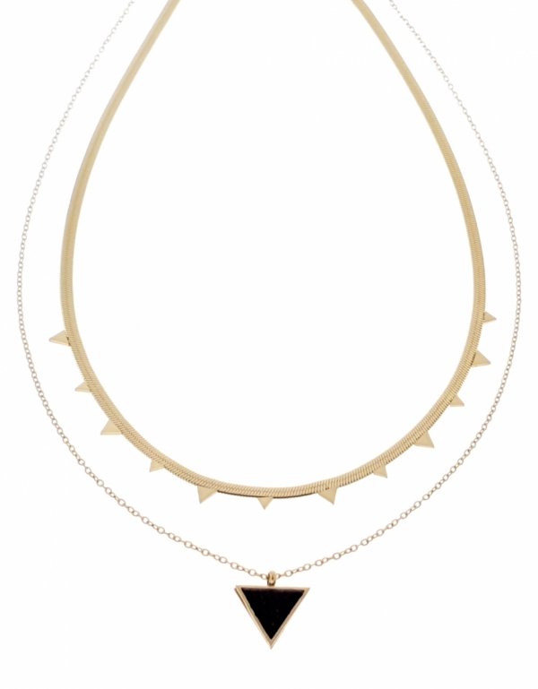 GOLD CHAIN NECKLACE celebrity STAINLESS STEEL