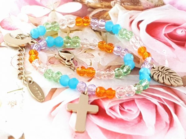 BRACELET GOLD CELEBRITY STAINLESS STEEL