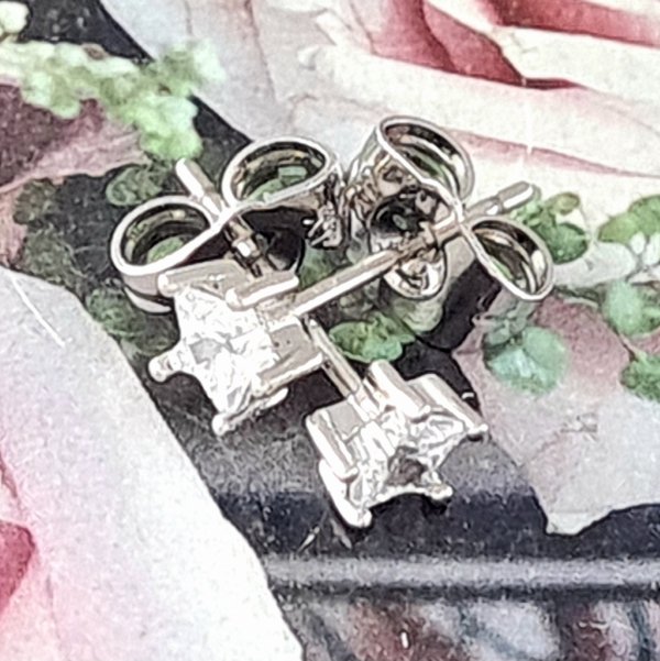 gold plated earrings with exclusive cubic zirconia