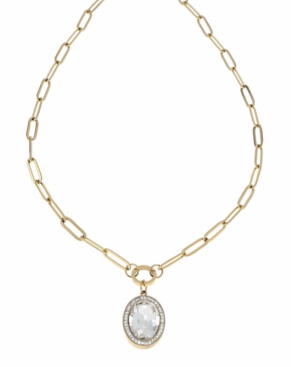 GOLD CHAIN NECKLACE celebrity STAINLESS STEEL