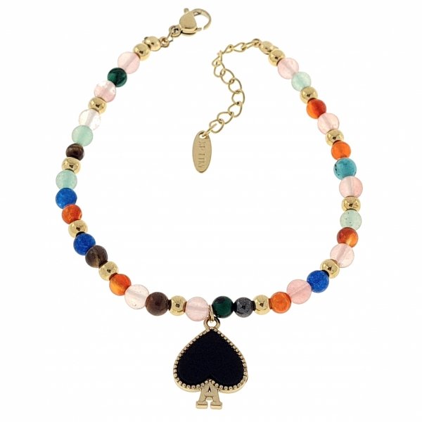 BRACELET GOLD CELEBRITY STAINLESS STEEL