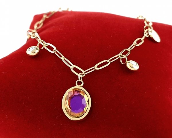 BRACELET GOLD CELEBRITY STAINLESS STEEL