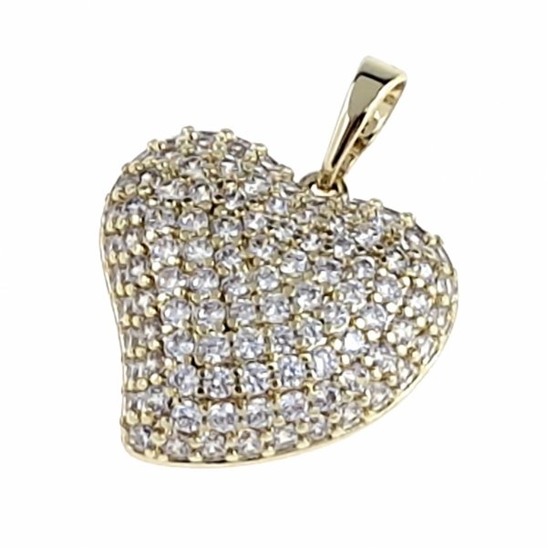 gold pendant 18k shiny xuping