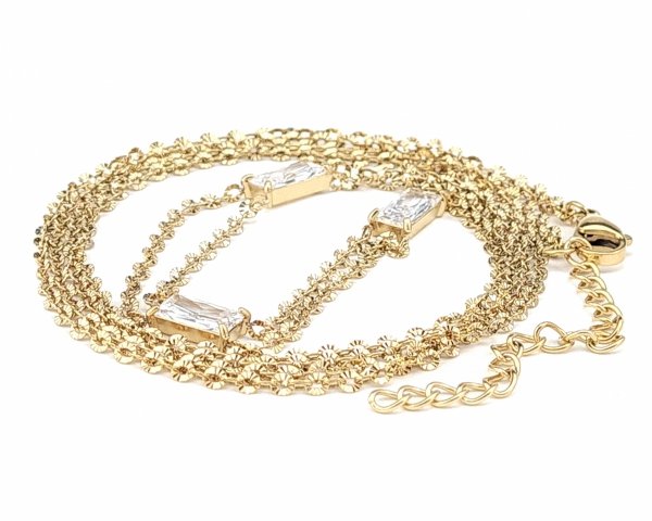GOLD CHAIN NECKLACE celebrity STAINLESS STEEL