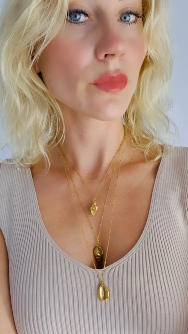 GOLD CHAIN NECKLACE celebrity STAINLESS STEEL
