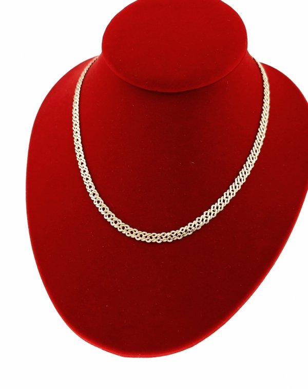 2550 Złoty łańcuszek 45cm 6mm pozłacany 18k Xuping 