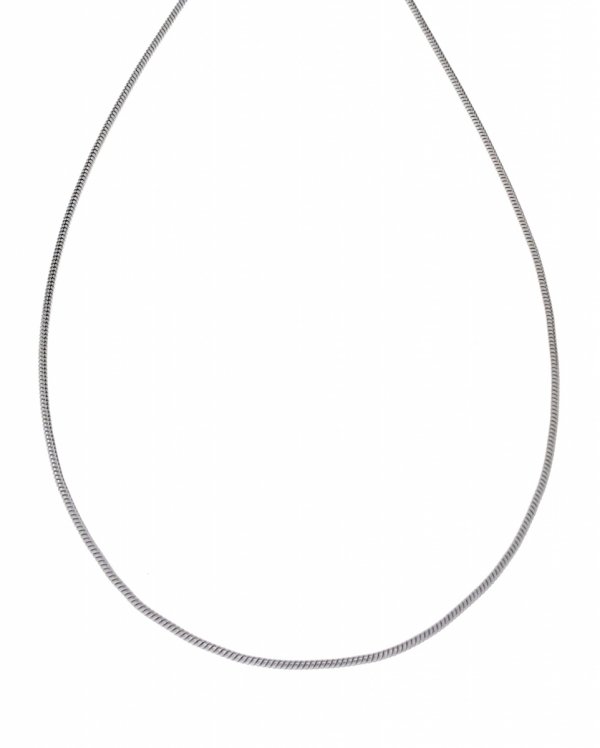 4322 Srebrny łańcuszek 45cm 2mm stal chirurgiczna 316L nierdzewna 