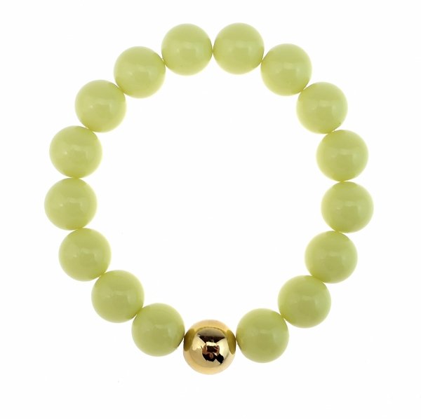 sz37 Bransoletka koraliki akrylowe na gumce jubilerskiej