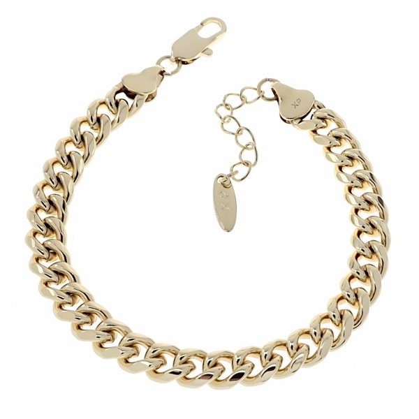916 Bransoletka elegancka złota 18+3 pozłacana 14k Xuping