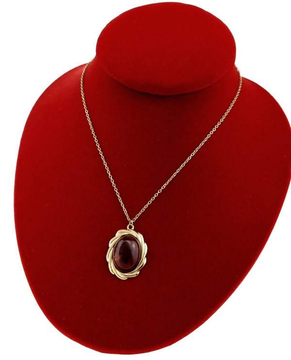 0193 Złoty łańcuszek naszyjnik 40+5cm stal chirurgiczna 316L