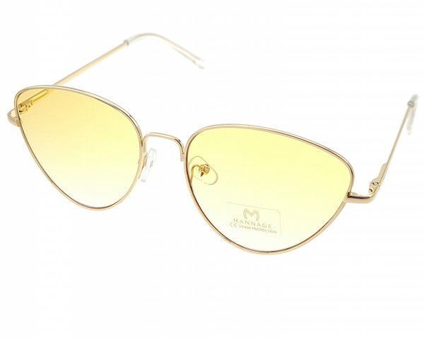 2664 Damskie okulary przeciwsłoneczne muchy ozdobne UV400