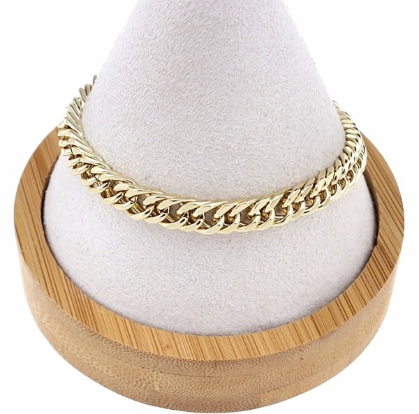 1529 Bransoletka elegancka złota 20cm pozłacana 14k Xuping
