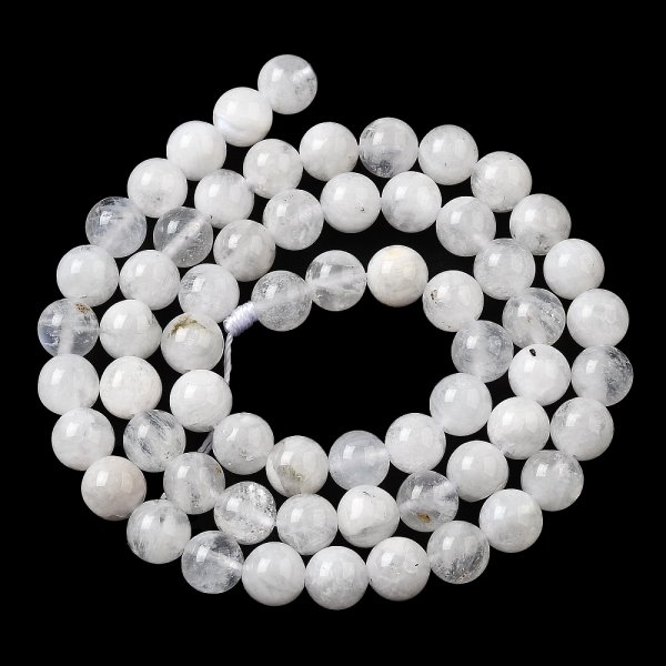 4604 Kamień księżycowy kamień naturalny 6mm sznur 38cm