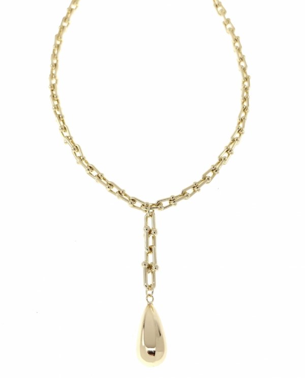 2405a  Złoty łańcuszek naszyjnik 40+5cm pozłacany 14k 