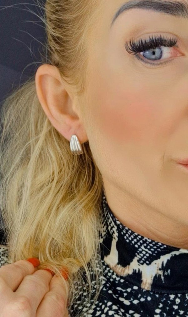 722 Srebrne kolczyki pozłacane białym złotem Xuping wiszące 