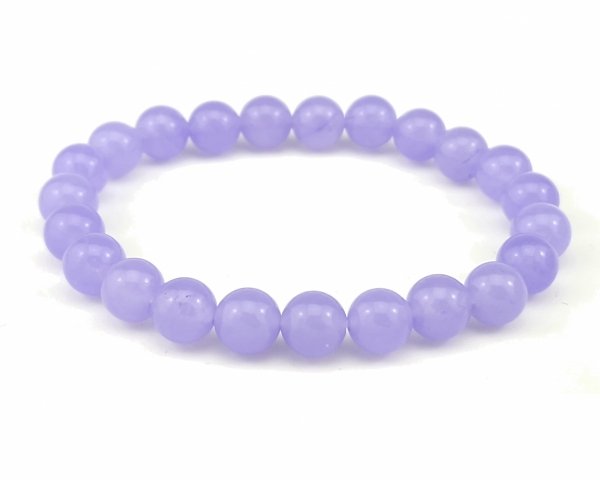 3726j Bransoletka kamień naturalny kwarc na gumce jubilerskiej