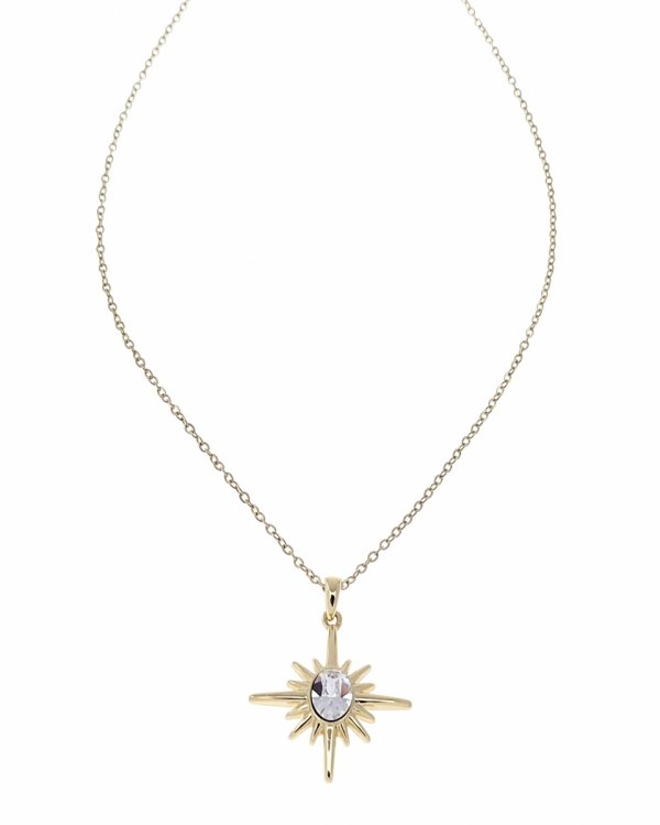 1650c Złoty łańcuszek Austrian Crystal 40+5 naszyjnik pozłacany 14K Xuping