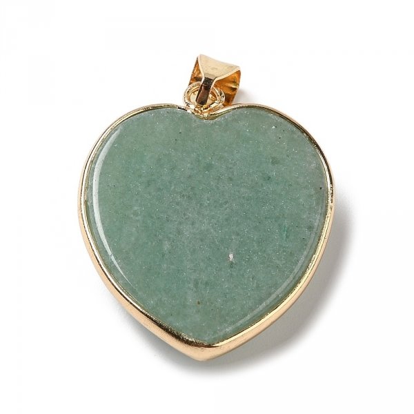 532h Zawieszka awenturyn kamień naturalny serce