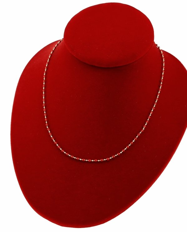 4102 Złoty łańcuszek 45+5 naszyjnik pozłacany 18K Xuping