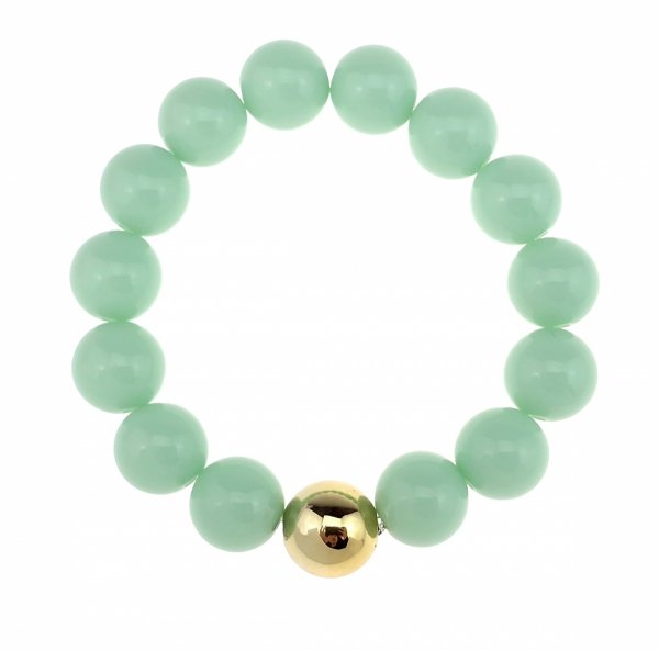 sz328 Bransoletka koraliki akrylowe na gumce jubilerskiej