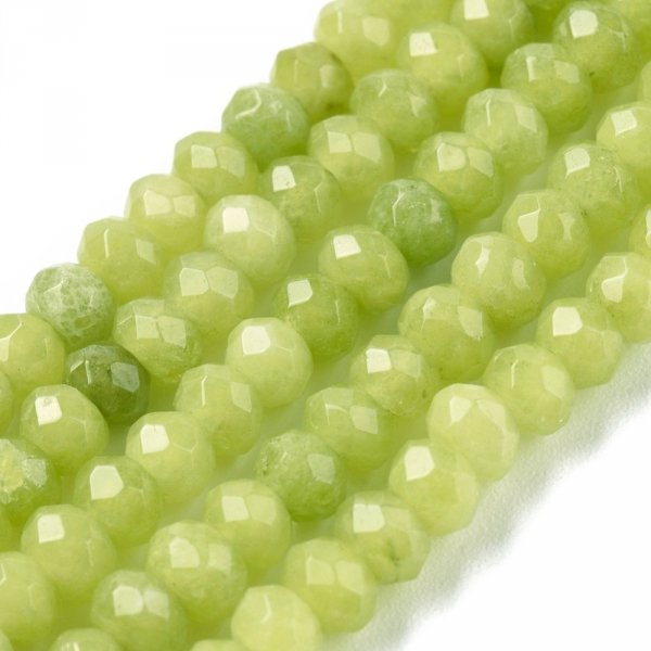 3736h Jadeit kamień naturalny 4x2-3mm pasmo 37cm