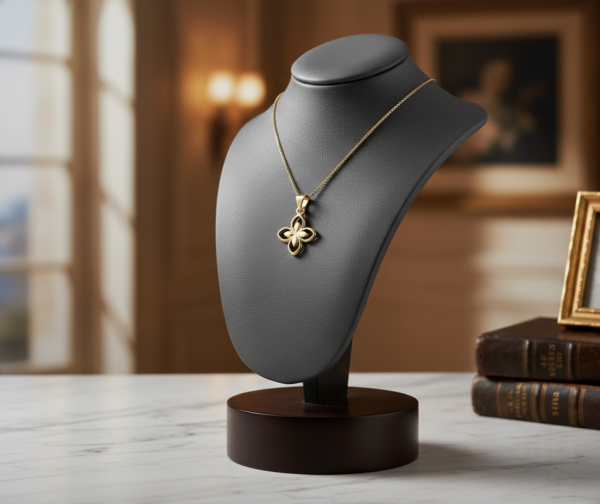 4064 Komplet złoty pozłacany 14k kolczyki zawieszka 
