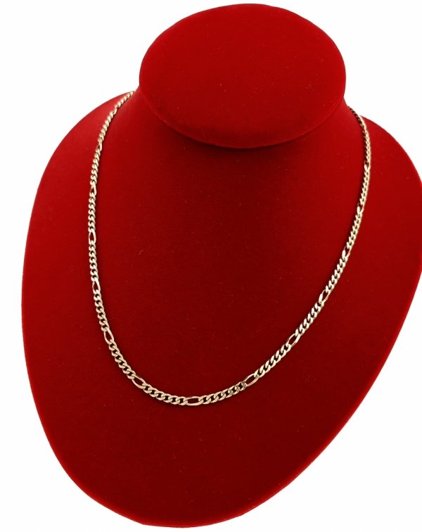 3199 Złoty łańcuszek 50cm stal chirurgiczna 316L nierdzewna 