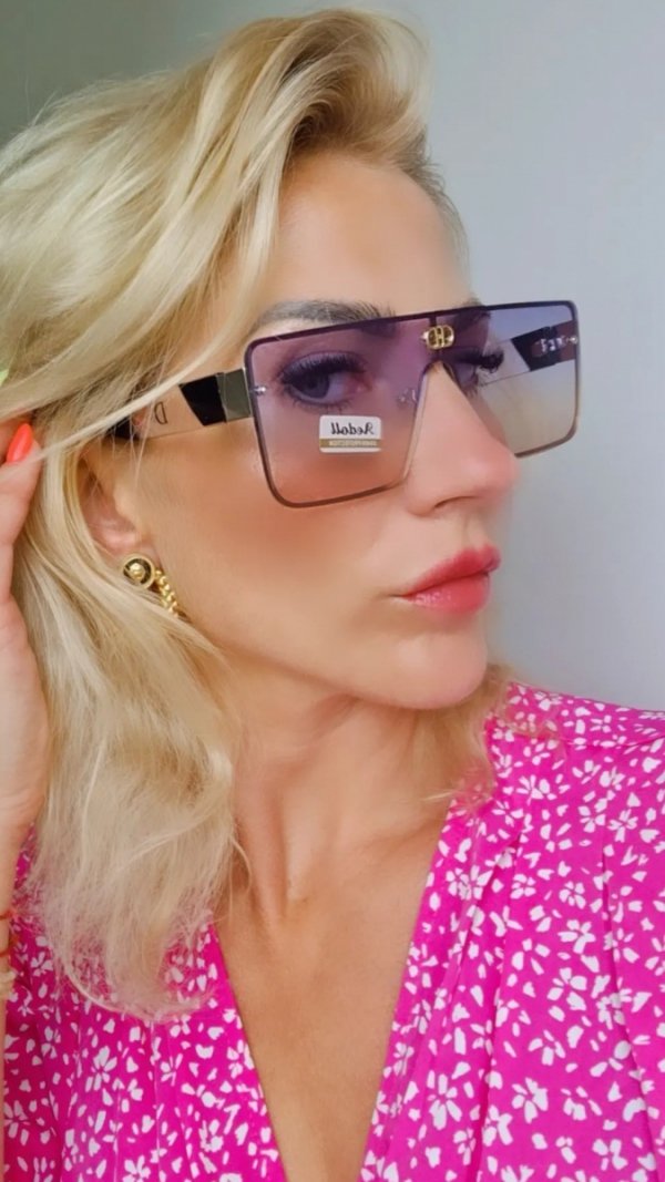 328c Damskie okulary przeciwsłoneczne muchy ozdobne UV400