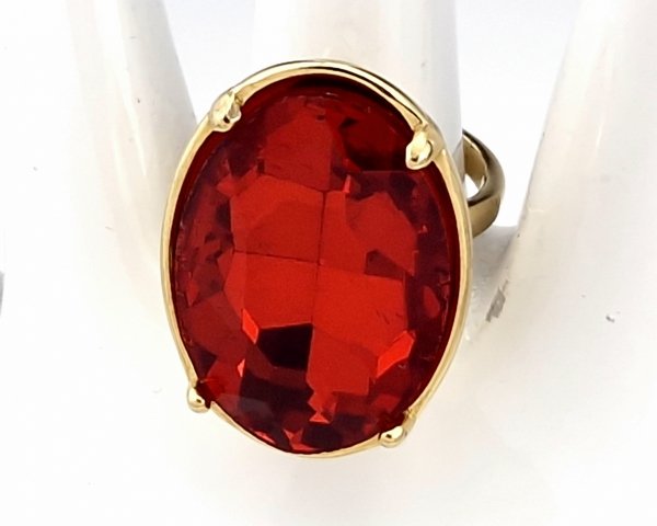 2717 Pierścionek złoty stal chirurgiczna 316L nierdzewna