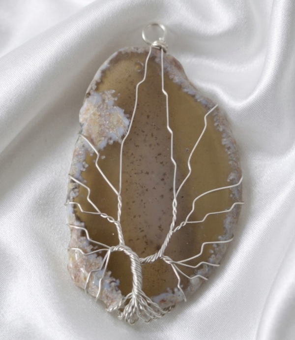 2325a Zawieszka agat kamień naturalny 1 sztuka