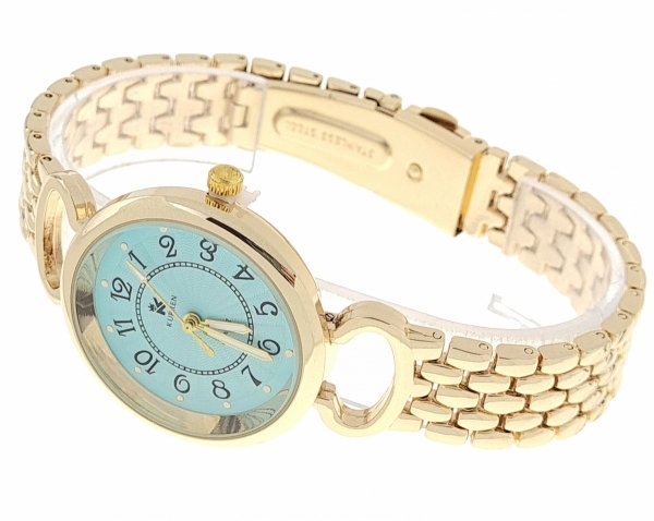 4149 Ekskluzywny damski złoty zegarek Kurren klasyk
