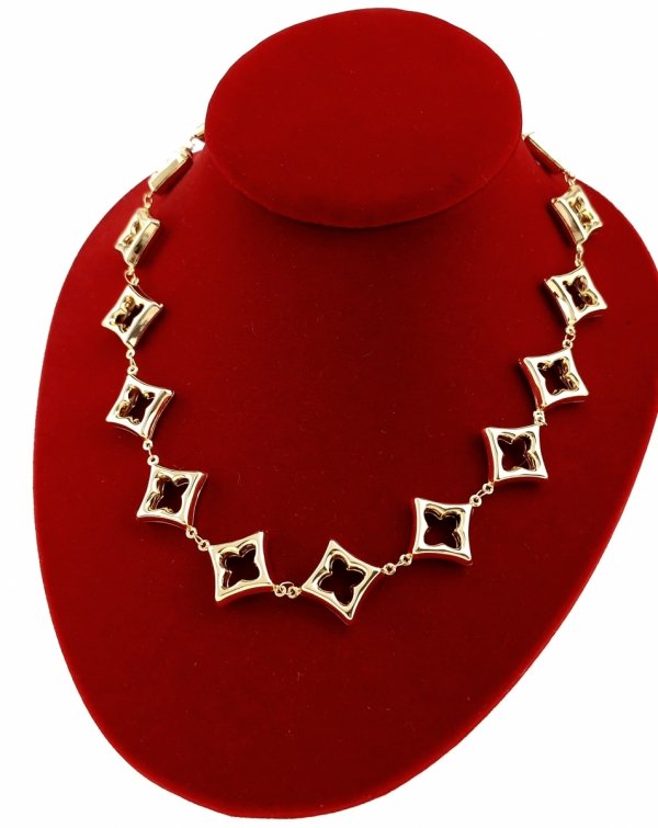 1826 Złoty łańcuszek 47+5 naszyjnik stal chirurgiczna nierdzewna 316L 