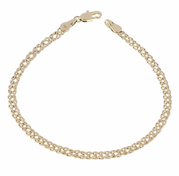 682 Bransoletka elegancka złota 19cm pozłacana 14k Xuping