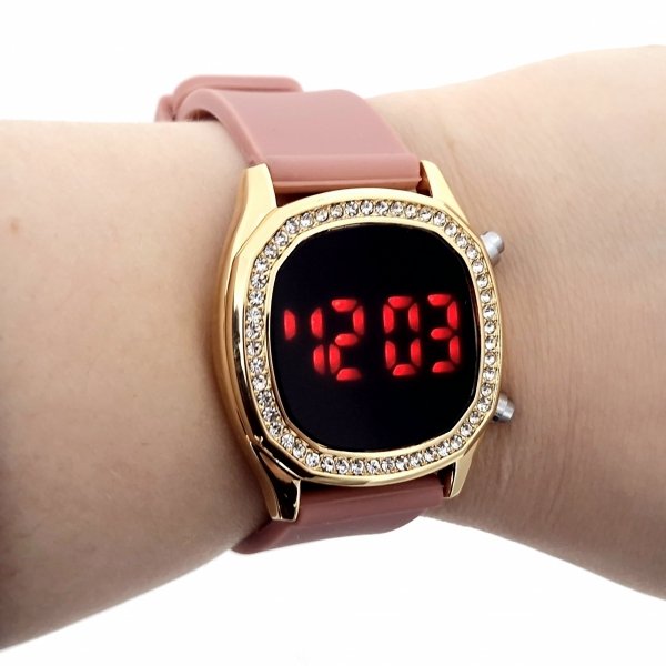 3610 Zegarek sylikonowy elektroniczny gumowy Kurren