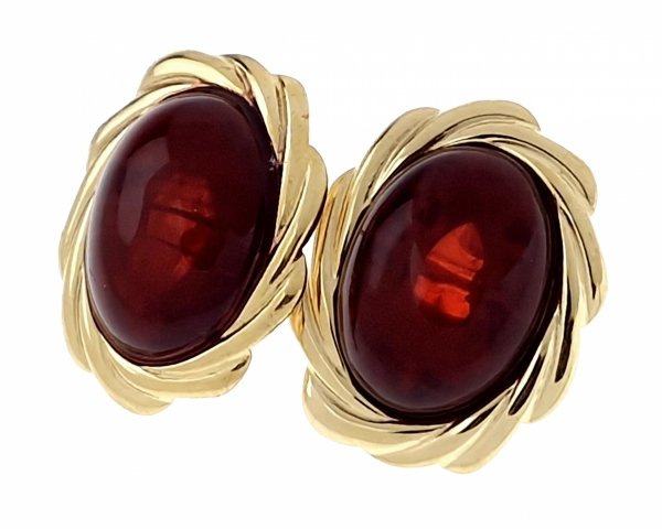 1236 Kolczyki złote wtyczki stal chirurgiczna 316L nierdzewna