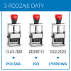 Pieczątka COLOP Expert Line 3360 Datownik – Dwukolorowa, ISO / Polska / Cyfrowa wraz z wykonaniem gumki (grawer laserem)