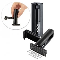 Pieczątka kieszonkowa COLOP Pocket Plus 40 wraz z wykonaniem gumki (grawer laserem)