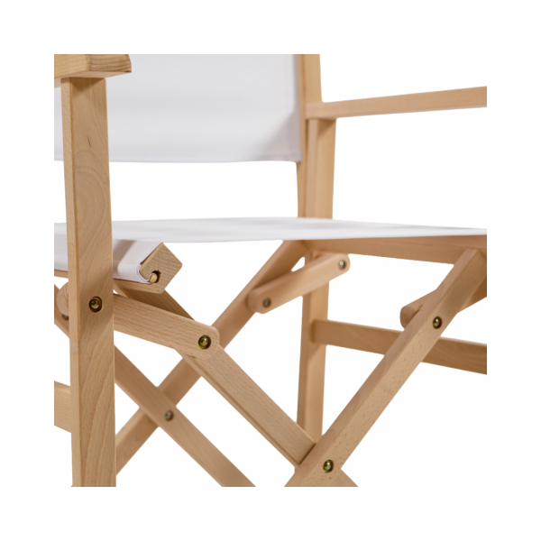 składany fotel drewniany