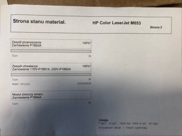 HP Color LaserJet M653dn M653dn J8A04A demo