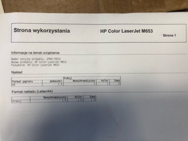 HP Color LaserJet M653dn M653dn J8A04A demo