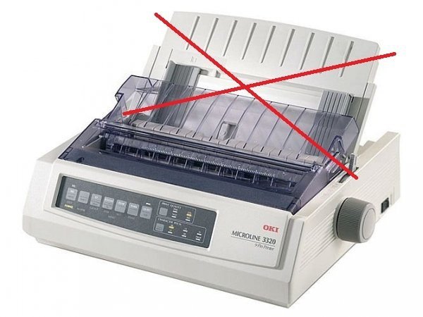 DRUKARKA IGŁOWA OKI 3320 FV GW12 KR BEZ TACY