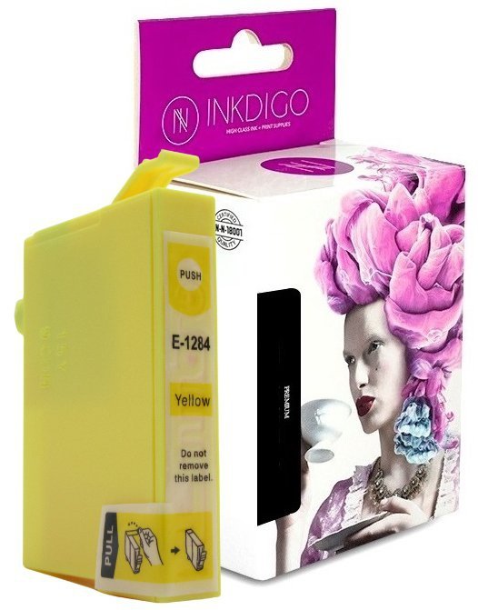 Tusz INKDIGO do EPSON T1284 Yellow